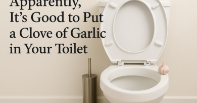 Apparemment, il est bon de mettre une gousse d’ail dans vos toilettes