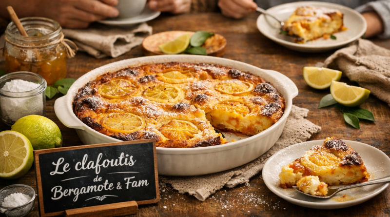 Le clafoutis de Bergamote & Fam