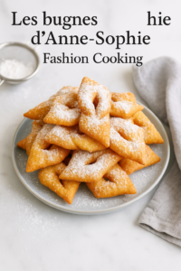 Les bugnes d’Anne Sophie Fashion Cooking