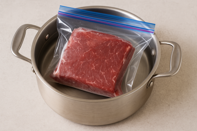 écongeler votre viande à temps