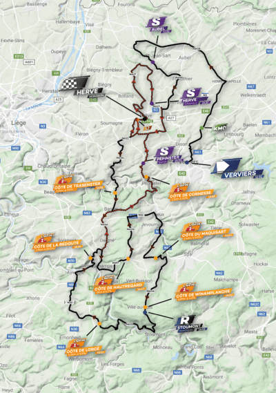 LE PELOTON MET LE GRAND PLATEAU Ethias Tour de Wallonie 2022 – Présentation de la 2e étape