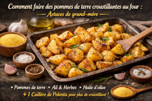 Comment faire des pommes de terre croustillantes au four