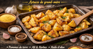 Comment faire des pommes de terre croustillantes au four : Astuces de grand-mère