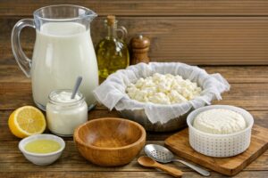 Comment préparer un fromage frais avec 1 litre de lait, 1 yaourt et un demi citron