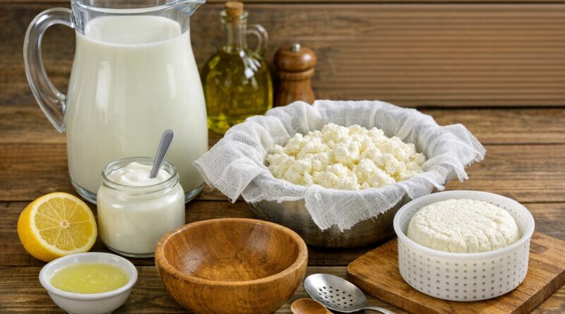 Fabrication maison de fromage frais