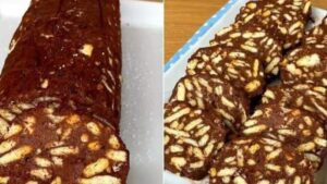 Salami au Chocolat sans Oeufs ni Beurre