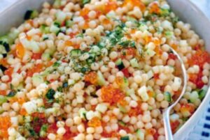 Salade De Pâtes Perles Au Surimi