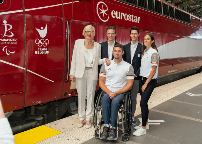 En 2024, les sélectionnés belges pour les Jeux Olympiques & Paralympiques, à Paris, voyageront en trains “Eurostar”