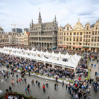 Le #Belgian Beer #Weekend sur la Grand-Place à Bruxelles