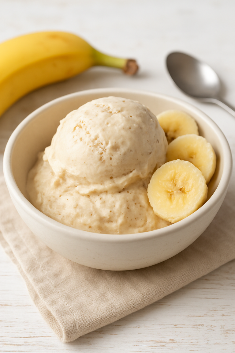 Glace à la Banane Maison Fait Maison