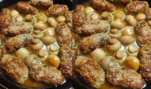 Boulettes de Viande aux Champignons