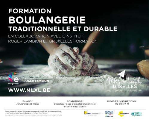 #Formez-vous gratuitement à la #boulangerie #traditionnelle à Ixelles