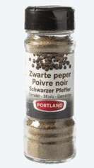 Rappel de Aldi : poivre noir moulu (45g) de la marque Portland