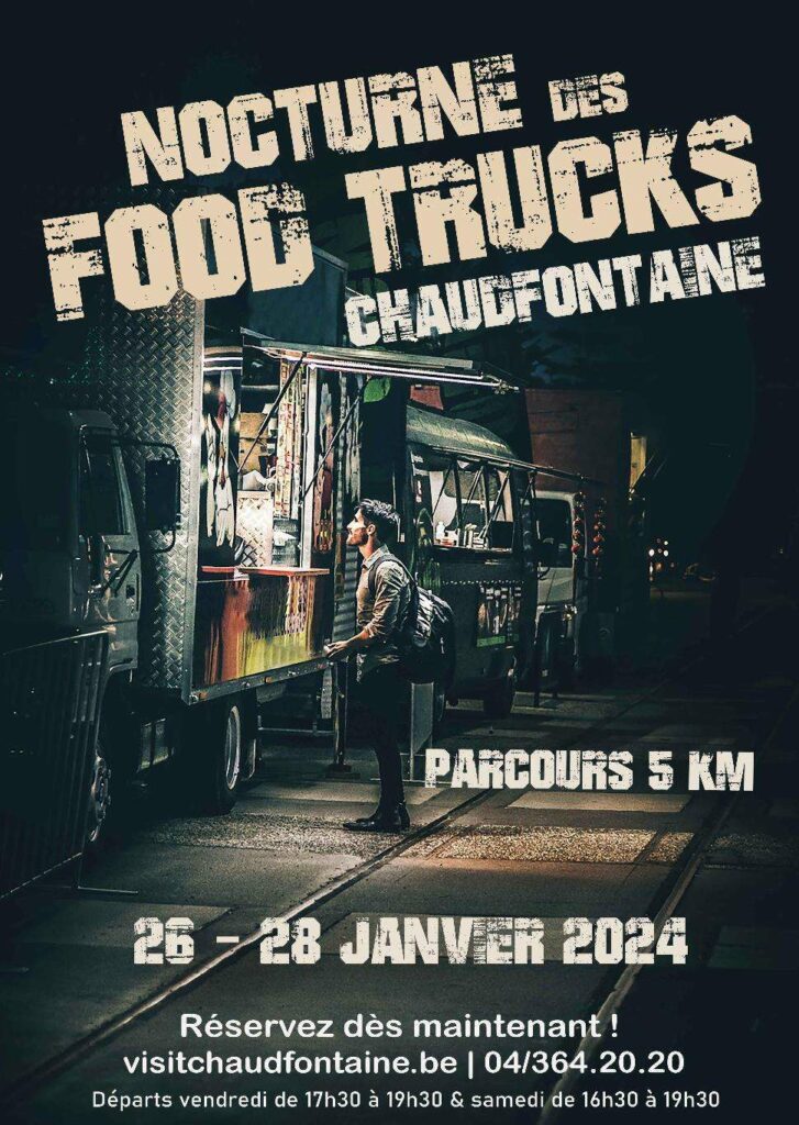 Ne manquez pas la #nocturne des #Food #Trucks à #Chaudfontaine