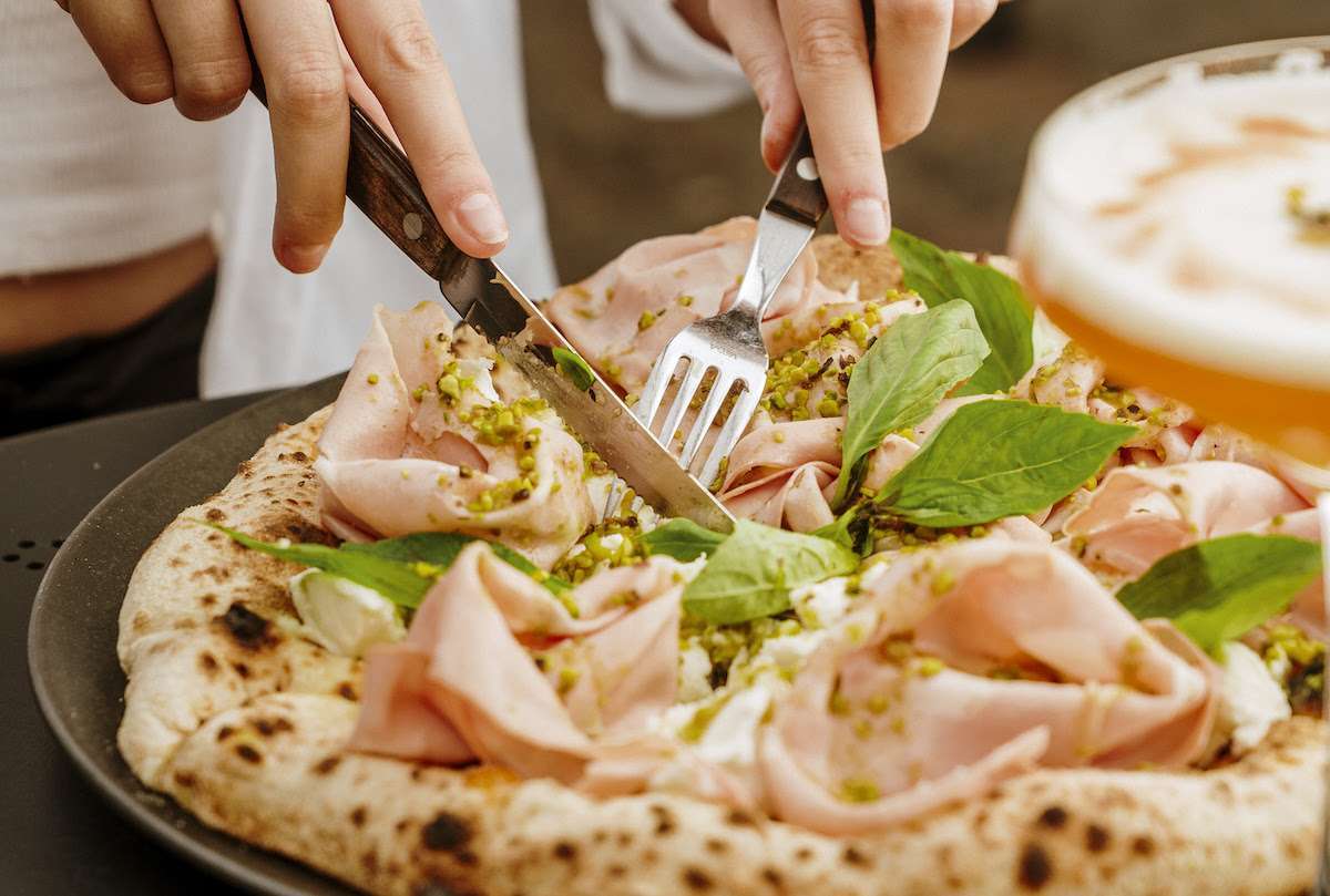 Une pizza sans gluten chez Cocina Flagey à Ixelles