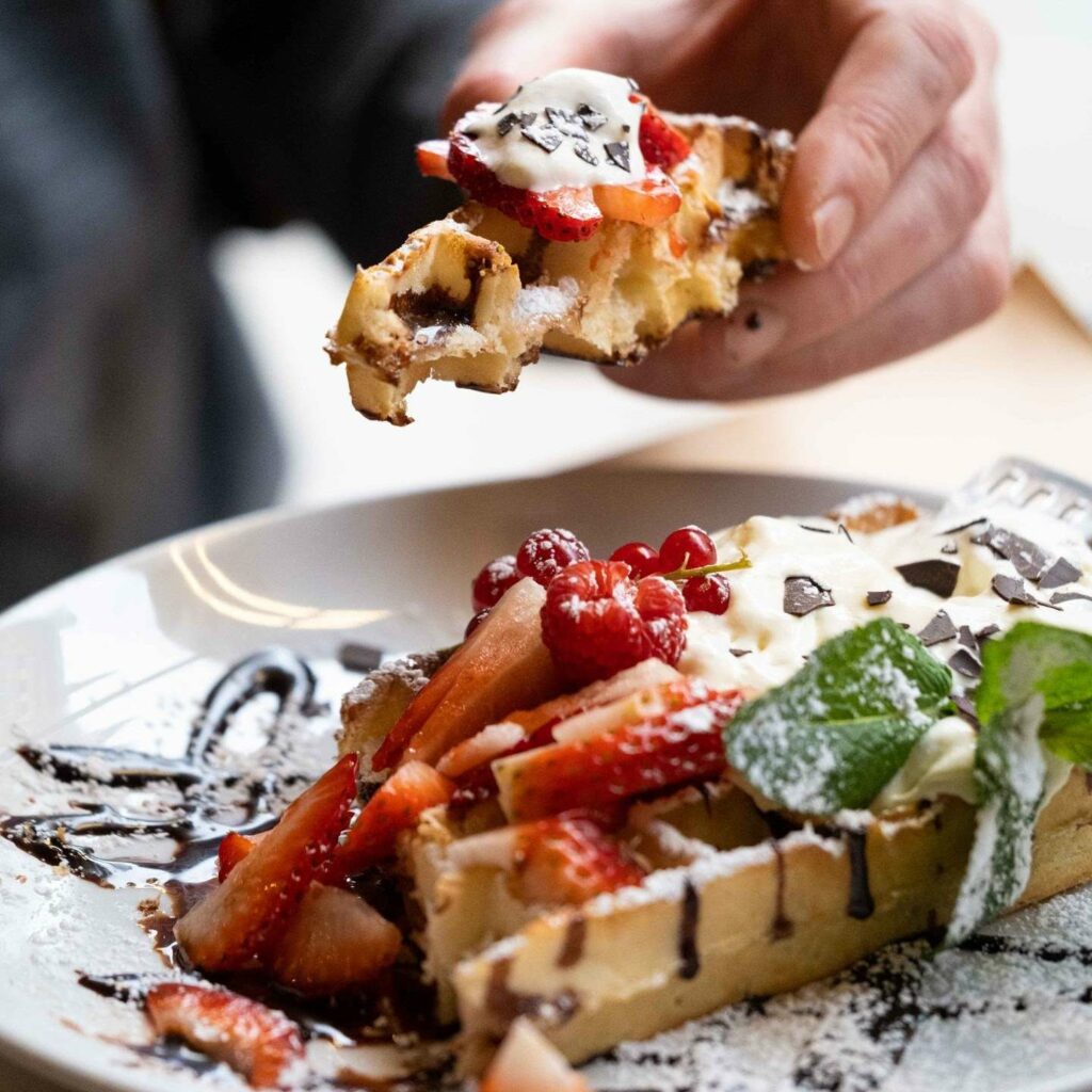 Ultime Atome n’est pas qu’une bonne brasserie franco-belge, c’est aussi un spécialiste des gaufres !