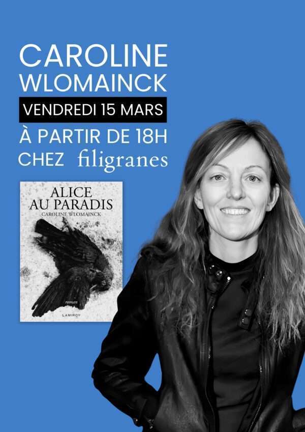 Caroline Wlomainck présente son dernier livre à la librairie Filigranes