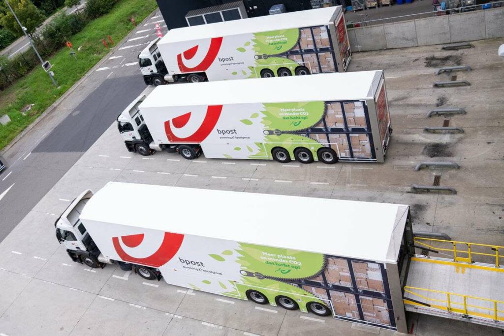 22 nouvelles remorques à double étage chez bpost