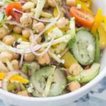 pois chiches et légumes de printemps