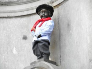 Les costumes de Manneken-Pis au mois de juillet 2024