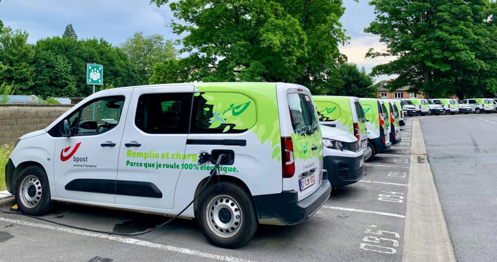 2000e camionnette électrique pour bpost