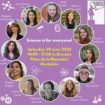 Soapbox Science 2024 : des femmes scientifiques place de La Monnaie à Bruxelles 