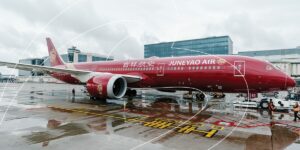 Juneyao Air à Brussels Airport