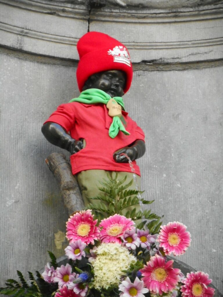 #Manneken-Pis en mode vacances en ce mois d’août 2024