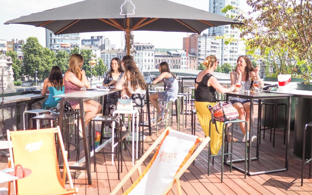 Le #rooftop de la Grand Poste - La Perchée de Liège est sympa !