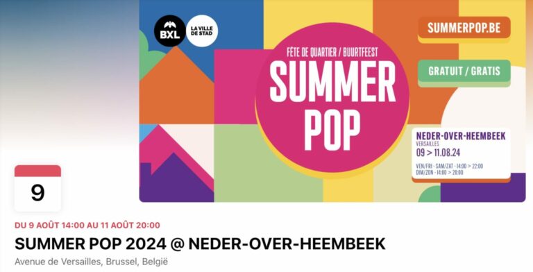 #Summer Pop à #Neder-Over-Hembeek