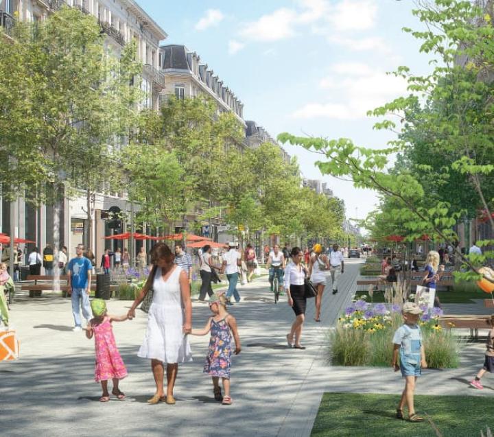 Quelques travaux d’#aménagement du #boulevard #Anspach à Bruxelles