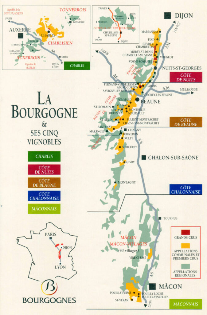 Vins de bourgogne millésime