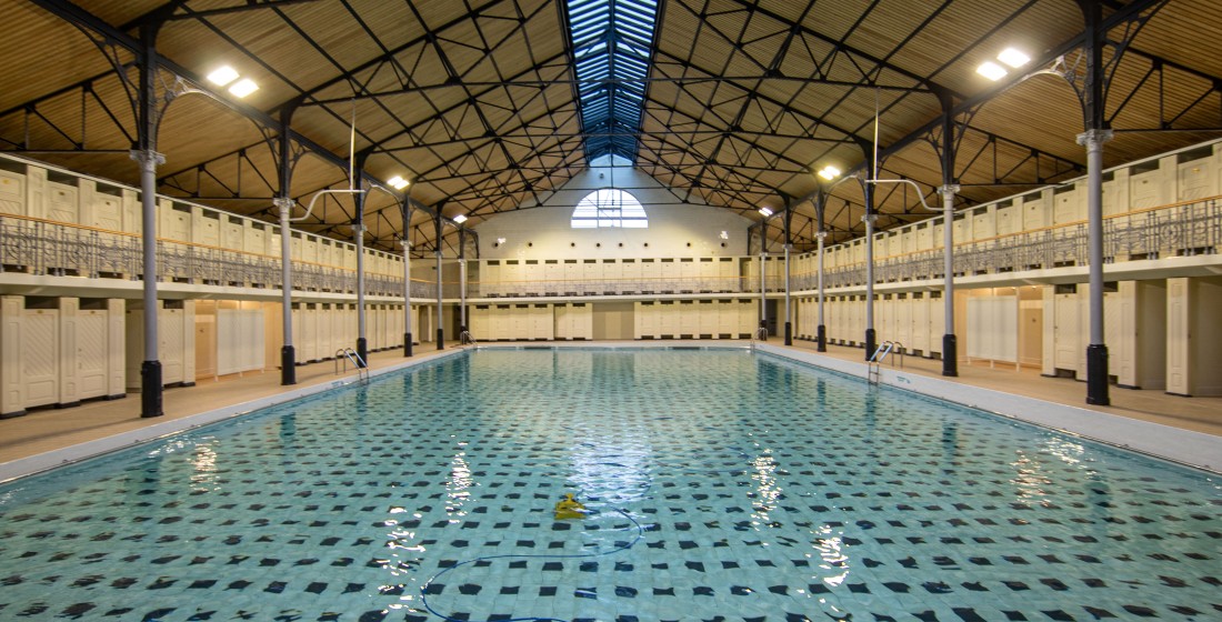 réouverture piscine d'Ixelles