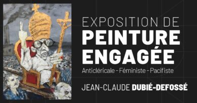 expo JC DUBIE-DE FOSSE et son exposition de peinture engagée