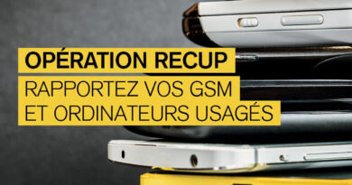 rapportez vos gsm et ordinateurs usagés à auderghem