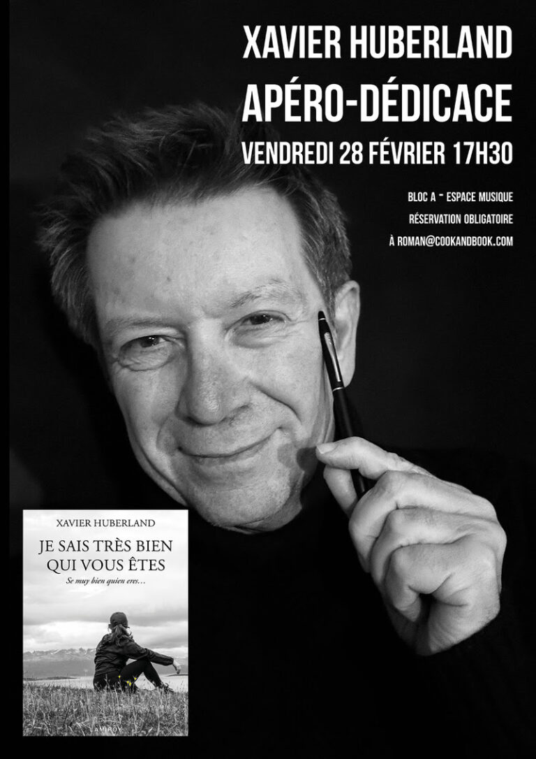 apéro dédicace Xavuer Huberland