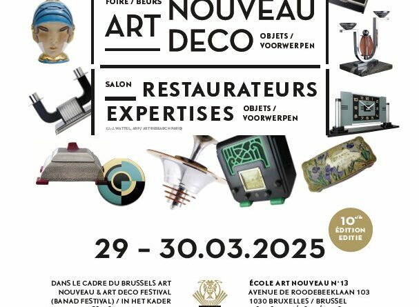 entrée gratuite à la Foire d'Objets Art Nouveau et art Déco de schaerbeek