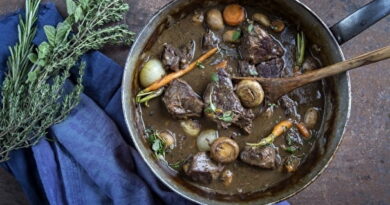 recette du délicieux boeuf bourguignon