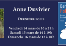 Anne duvivier vous présente son 6eme roman à la Foire du livre de bruxelles