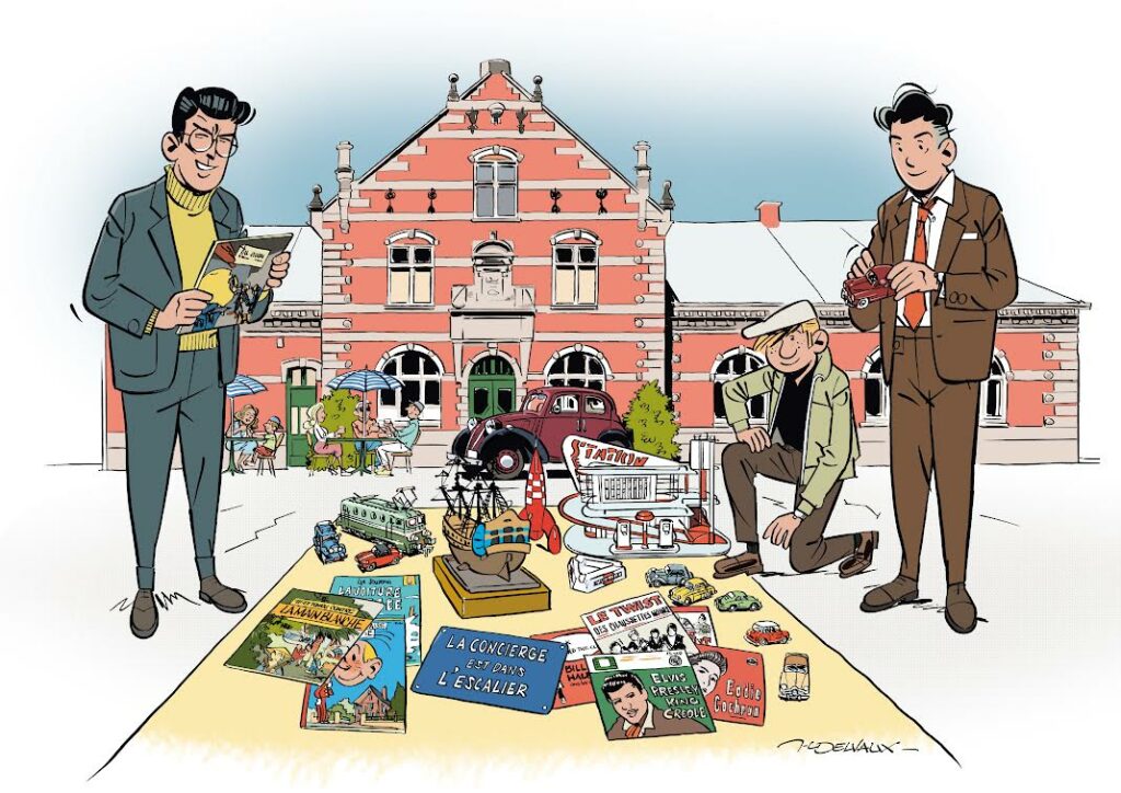 marché des collectionneurs et des artisans à Jette