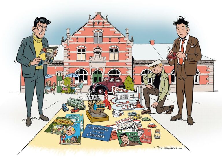 marché des collectionneurs et des artisans à Jette