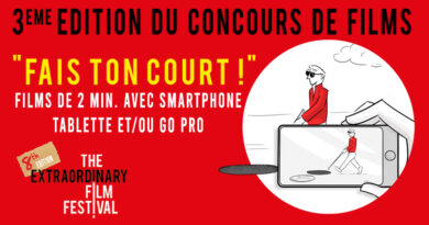 Pour le 8è « TEFF », à Namur, 3è Compétition de Courts Métrages ouverte à tous, amateurs & professionnels, pour le 8è « TEFF »