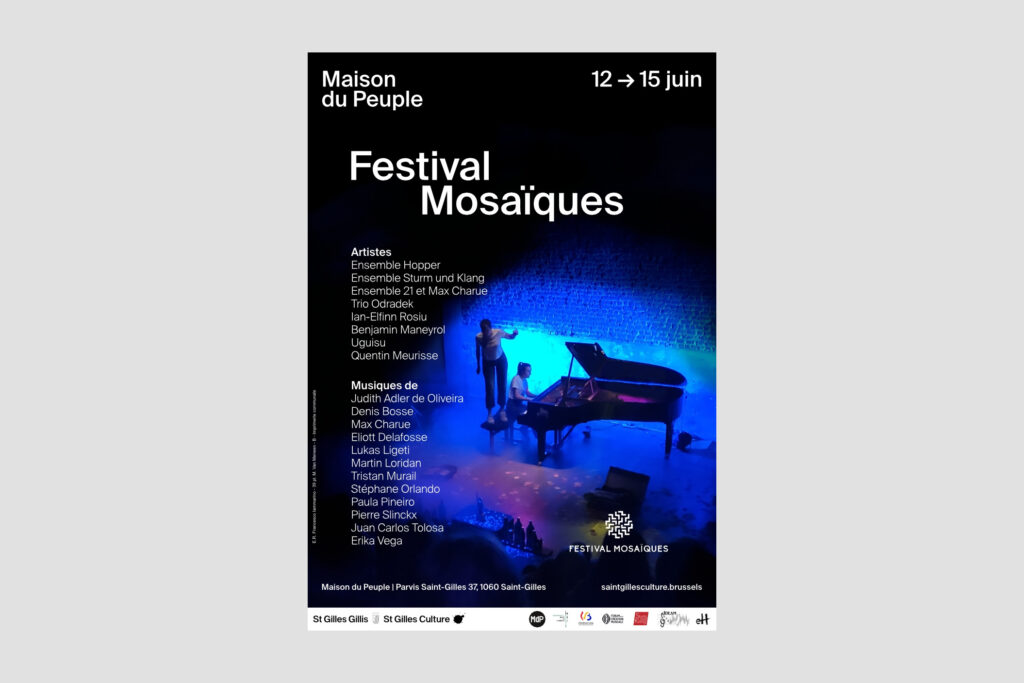 Festival mosaïques maison du peuple de saint gilles