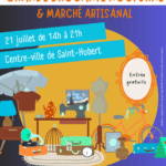 grande brocante nocture et marché artisanal à Saint-Hubert