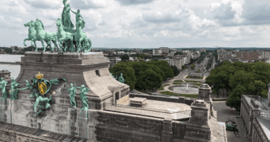 Réouverture des terrasses des Arcades du Cinquantenaire à Bruxelles