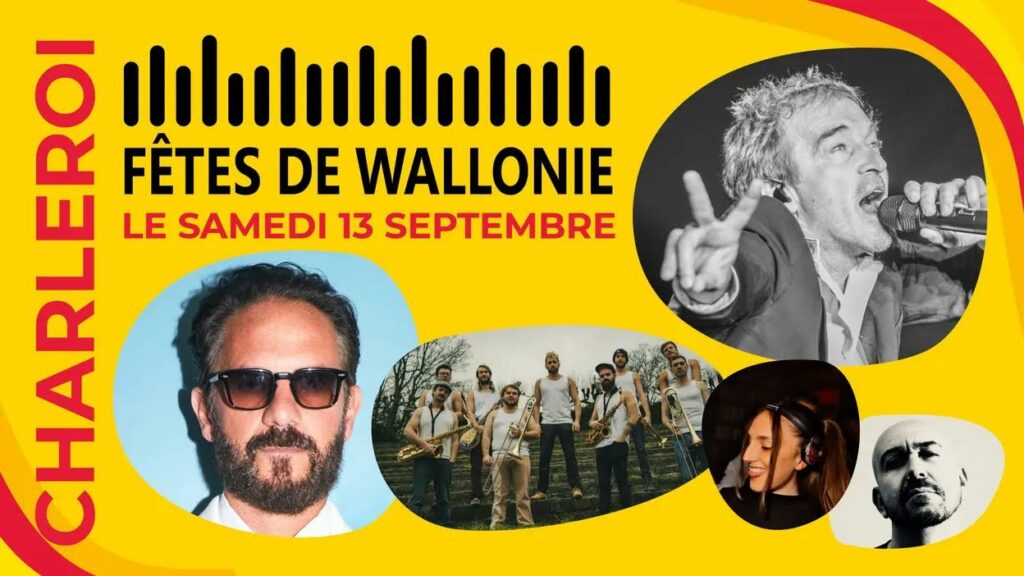 U4 concert fetes de wallonie 2025 a charleroi