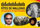 Les Fêtes de Wallonie sur la place de la Digue à Charleroi avec le concours de la RTBF