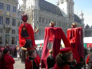 Fêtes traditionnelles dans l’Ilot sacré dans le centre de Bruxelles