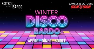 DISCO BARDO – LA SOIREE 30+ du BISTRO BARDO x COEUR A COEUR | TERRASSE & CLUB HOUSE