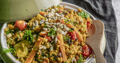 Une recette savoureuse : le tajine au maftoul proposé par OXFAM
